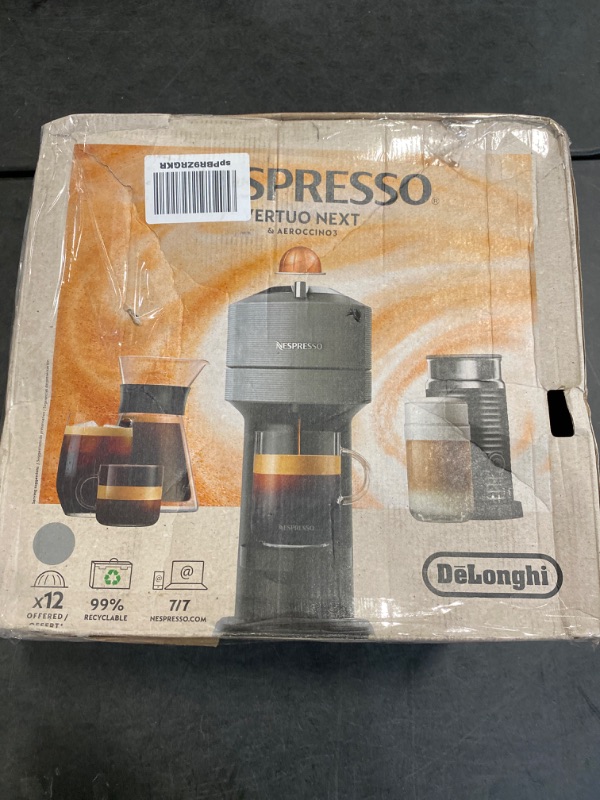 Photo 6 of Nespresso Vertuo Next Coffee and Espresso Maker by De'Longhi-  BOX HAS BEEN OPENED MAY BE MISSING PARTS