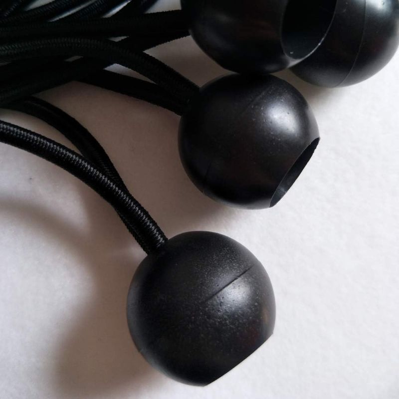 Photo 3 of Ball Bungee Cords, 10 PCS Pack, 4 Inch Black Tie Down Cords for Tarp, Canopy Shelter, Wall Pipe, UV Resistant
