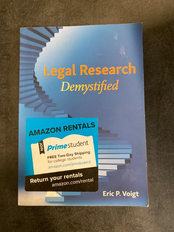 Photo 2 of Legal Research Demystified: A Step-by-Step Approach Second Edition
