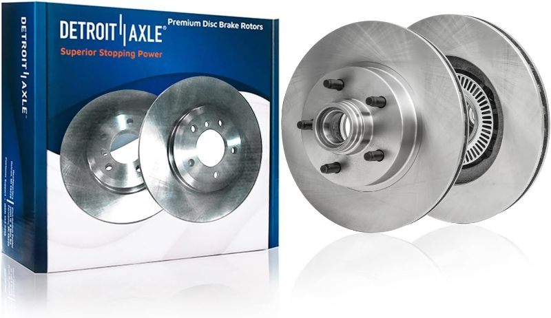 Photo 2 of Detroit Axle - Front Brake Kit for Ford Ranger Mazda B2300 B3000 B4000 Replacement Disc Brakes Rotor and Ceramic Brake Pads: 11.28'' inch Rotors

