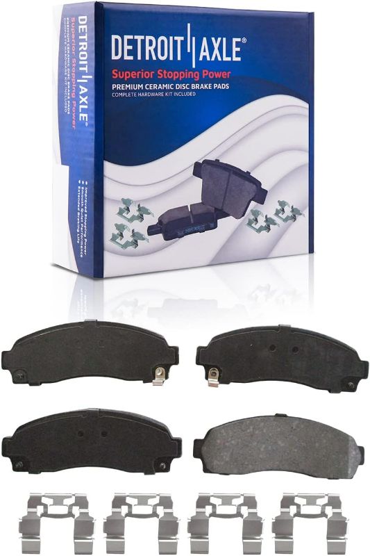 Photo 3 of Detroit Axle - Front Brake Kit for Ford Ranger Mazda B2300 B3000 B4000 Replacement Disc Brakes Rotor and Ceramic Brake Pads: 11.28'' inch Rotors
