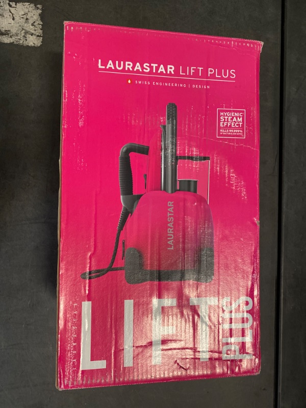 Photo 7 of Laurastar Lift Xtra 1980 Steam Iron: Swiss Engineered 3-In-1 Steam Generator That Irons, Steams, And Purifies Your Clothes(GOLD) ITEM IS NEW BUT BOX HAS BEEN OPENED/ MAY BE MISSING PARTS

