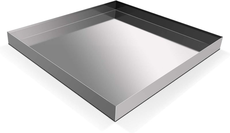 Photo 1 of Miscellaneous Stainless Steel Tray Heavy Duty 304 Stainless Steel W Drip Drain Pan Tray with No Hole
