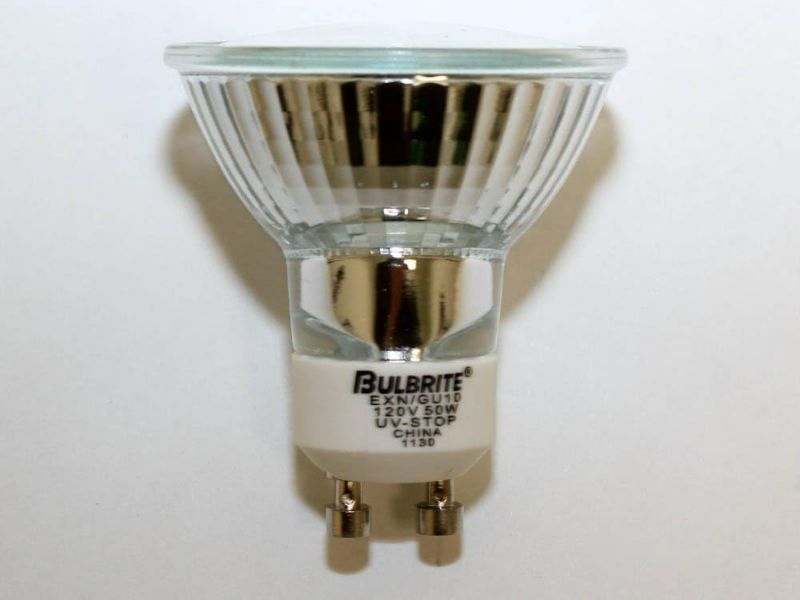 Photo 3 of Bulbrite 620150 - EXN/Gu10 - 50 Watt GU10 Based MR16 Halogen Flood Light Bulb, 120 Volt

