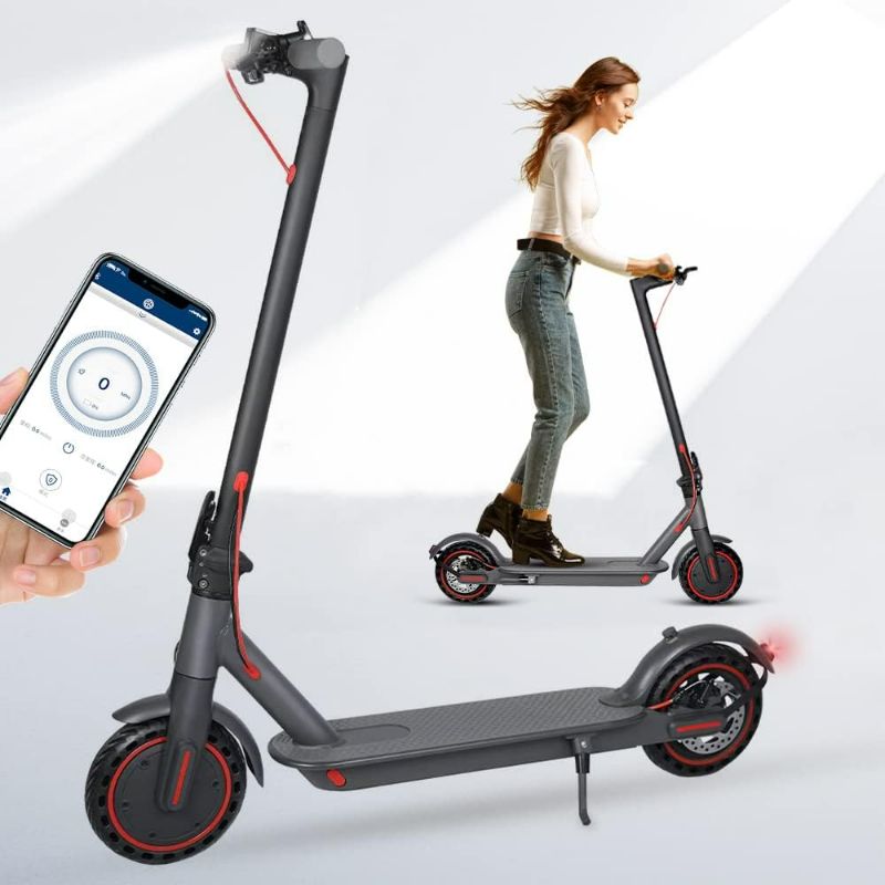 Photo 1 of Electric Scooter for Adults Teens,350W Electric Scooter Up to 19MPH & 19-21Miles Range Sport Foldable Scooter Double Braking Electric Scooters for Commuter,8.5" Tires Electric Scooter for Adults- ITEM SEEMS USED MAY BE MISSING PARTS 
