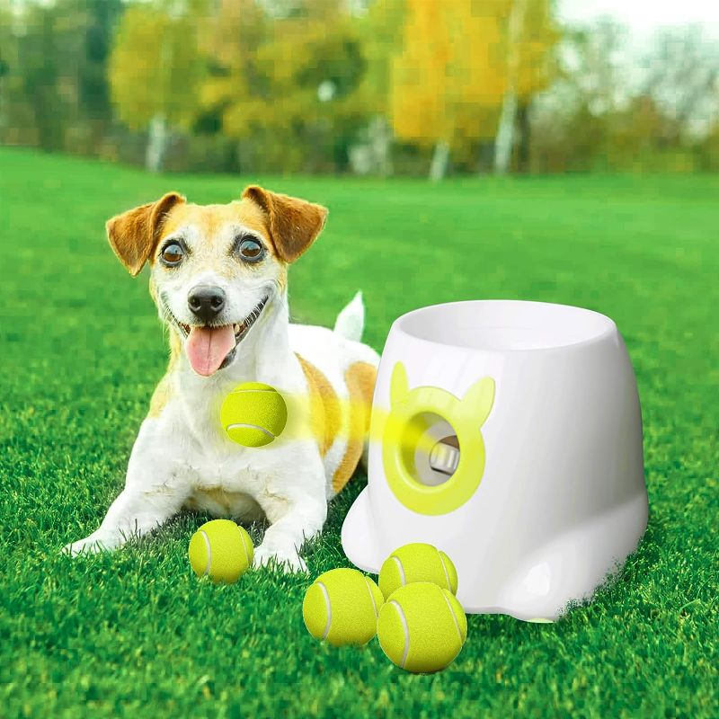 Photo 1 of Automatic Dog Ball Launcher - Interactive Pet Toy for Fetch Training and Exercise
