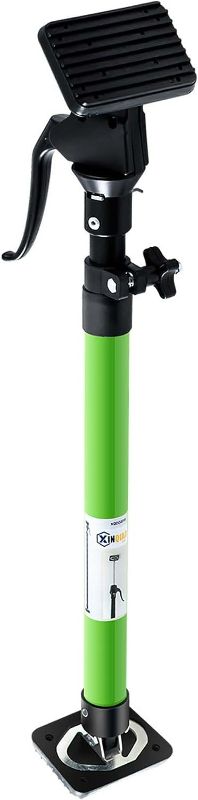 Photo 1 of XINQIAO Third Hand Tool 3rd Hand Support System, Premium Steel Support Rod with 154 LB Capacity for Cabinet Jack, Drywall Jack& Cargo Bars, 23.6 in- 45.3 in Long, 1 PC, Green
