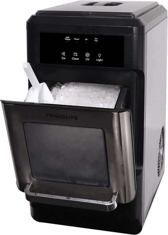 Photo 4 of Frigidaire EFIC235-AMZ Countertop Crunchy Chewable Nugget Ice Maker, 44lbs per day, Self Cleaning Function
