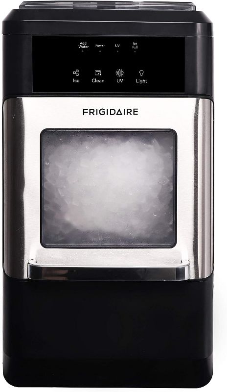 Photo 1 of Frigidaire EFIC235-AMZ Countertop Crunchy Chewable Nugget Ice Maker, 44lbs per day, Self Cleaning Function
