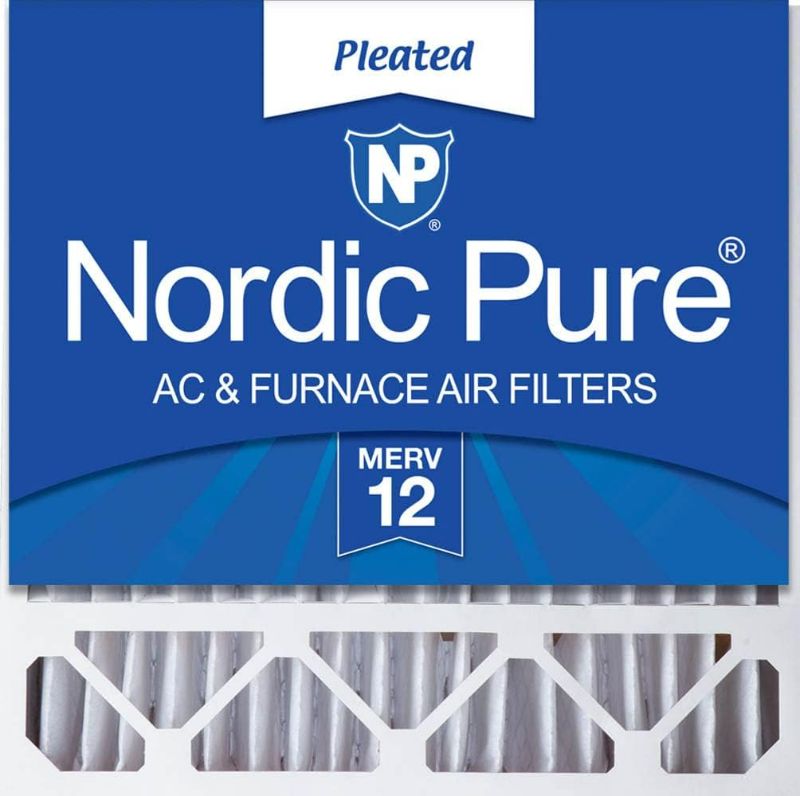 Photo 1 of Nordic Pure 20x20x5 MERV 12 Replacement AC Furnace Air Filter 1 Pack 