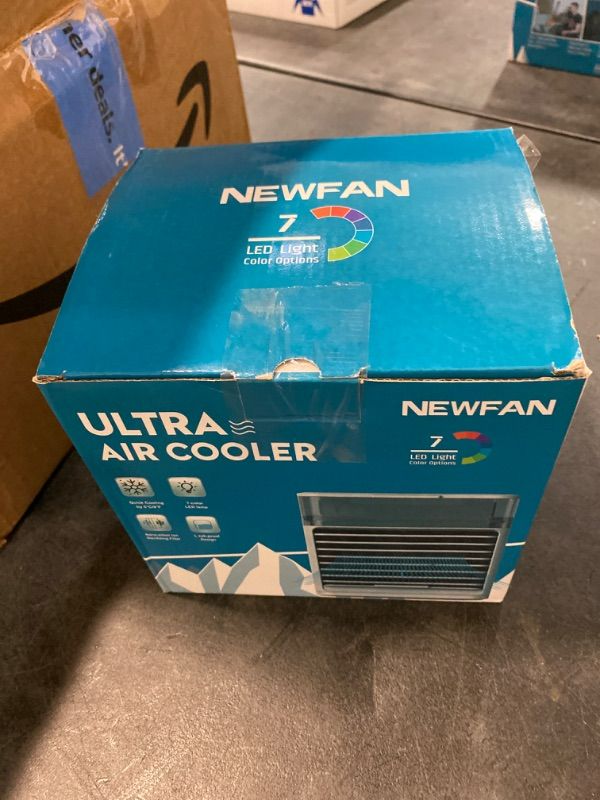 Photo 3 of Portable Air Conditioner, Evaporative Air Conditioner with LED Light and USB, Mini Personal Air Cooler for Room/Office/Camping-ITEM MAY BE USED/ MISSING PARTS
