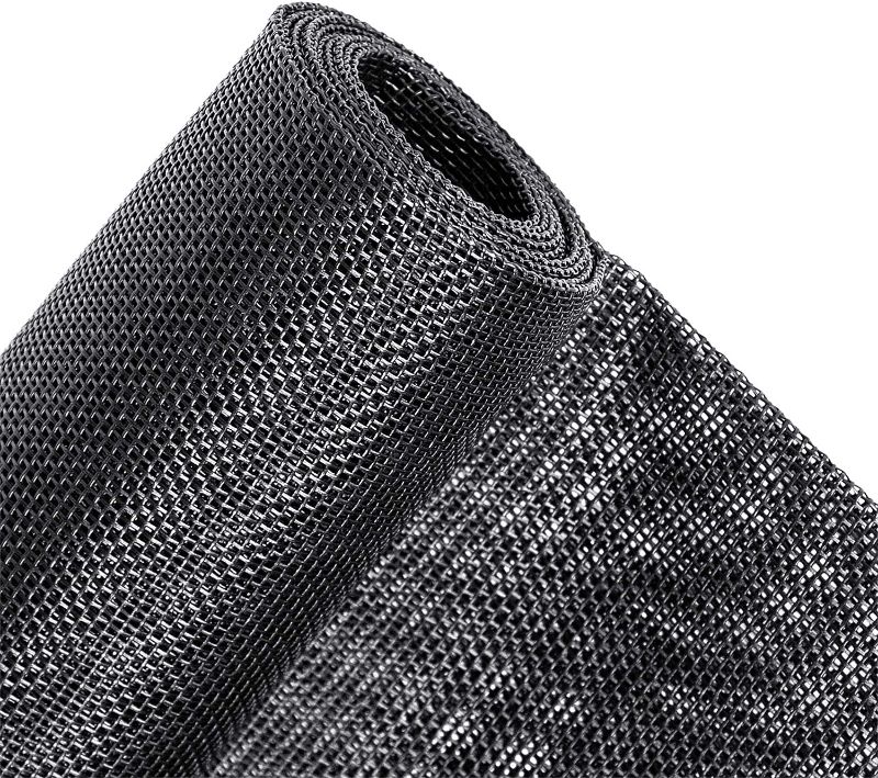Photo 1 of MAGZO Pet Proof Window Screen Replacement, 60" W x 96" L x 1/32" T Best Vinyl Coated Polyester (Greater Than Fiberglass and Polyester) Heavy Duty, Pet Dog Cat Resistant Screen Roll for Porch (Black)
