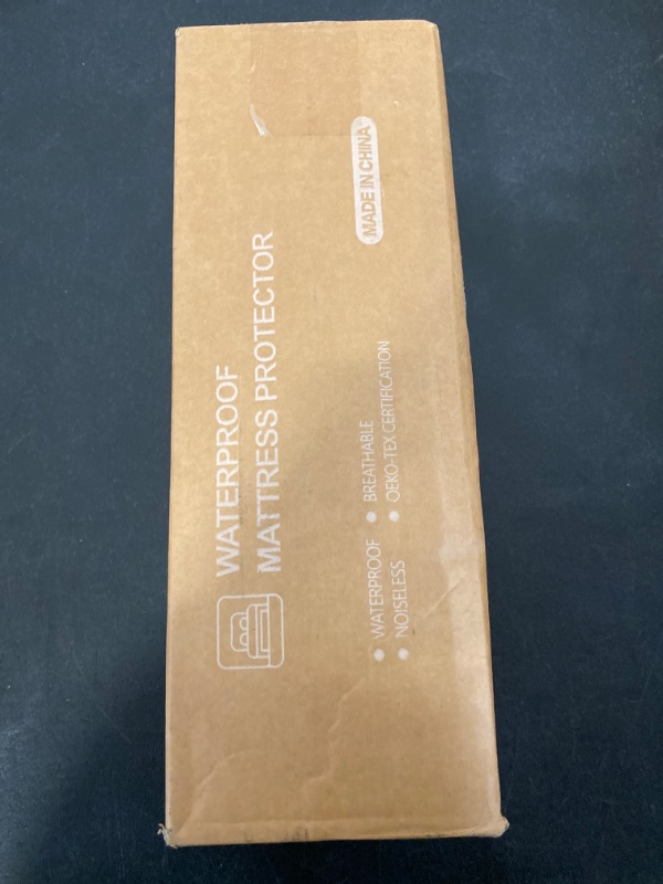Photo 1 of Premium 100% Waterproof Mattress Protector Queen Size Bed Rayon Made from Bamboo Cover Breathable 3D Air Fabric Cooling Mattress Pad Cover Smooth Soft Noiseless Washable, 
