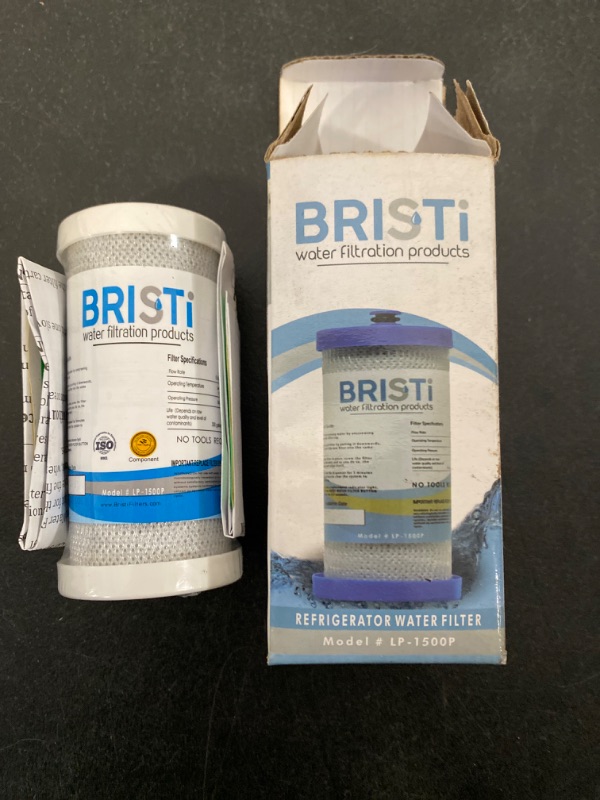 Photo 1 of BRISTI-  Water Filter | Replacement for WF2CB, NGFC 2000, 1004-42-FA, 469911, 469916, FC100, EWF2CBPA, Water Filtration Filter
