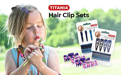 Photo 2 of TITANIA 8003 4 Hair Clips with 8 Hair Bands, on Card, 1 Pack (1 x 25 g)
