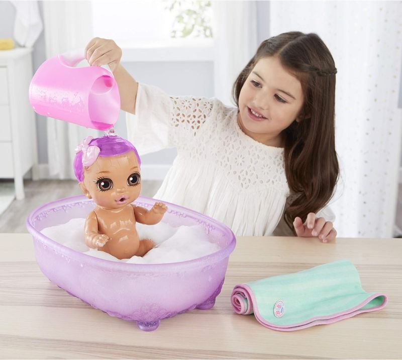 Photo 3 of Baby Born Surprise Bathtub Surprise Teal Kitty Ears includes 1 Baby Doll
