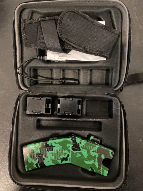 Photo 2 of Outdoor Rechargeable Stun Gun Self-Defense Tools for Women Or Men. Portable LED Flashlight ( Camo Green)
