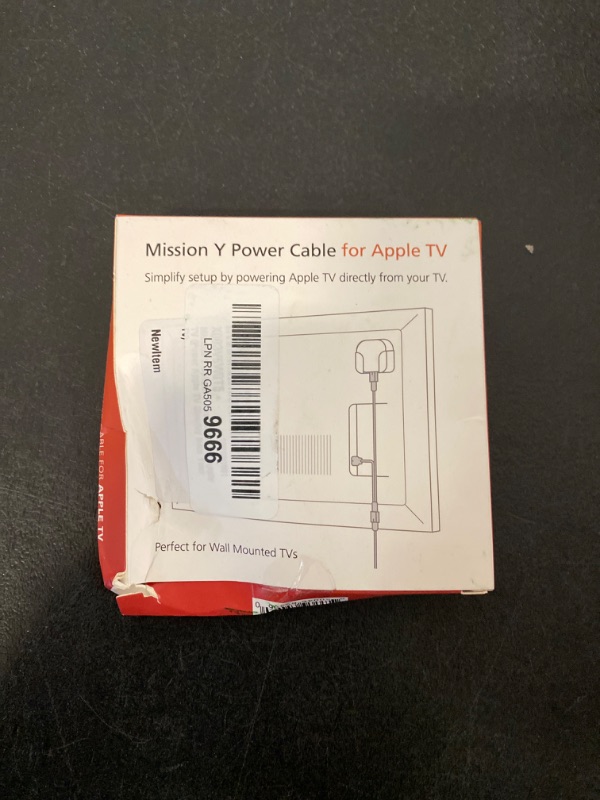Photo 3 of Mission Y Splitter Power Cable for Apple TV (Power Apple TV Directly from Your TV)
