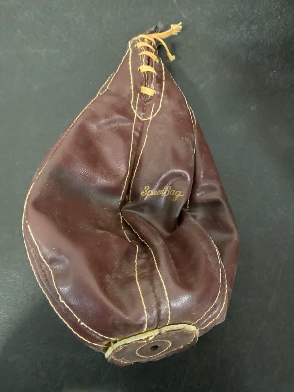 Photo 1 of Vintage Leather Speed Bag- (ITEM IS USED/SPEED BAG ONLY/ NOT FILLED)