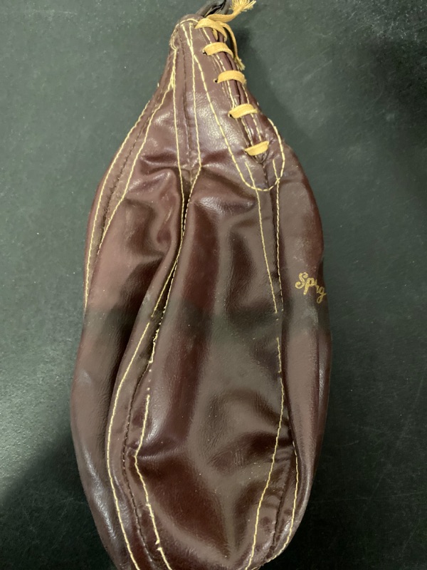 Photo 3 of Vintage Leather Speed Bag- (ITEM IS USED/SPEED BAG ONLY/ NOT FILLED)