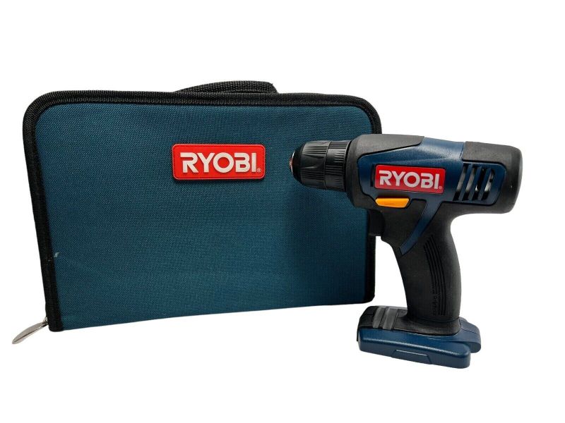 Photo 1 of Ryobi CD100 3/8" (10mm) 12V Cordless Drill Driver Bare Tool & Genuine Case-ITEM IS USED 
