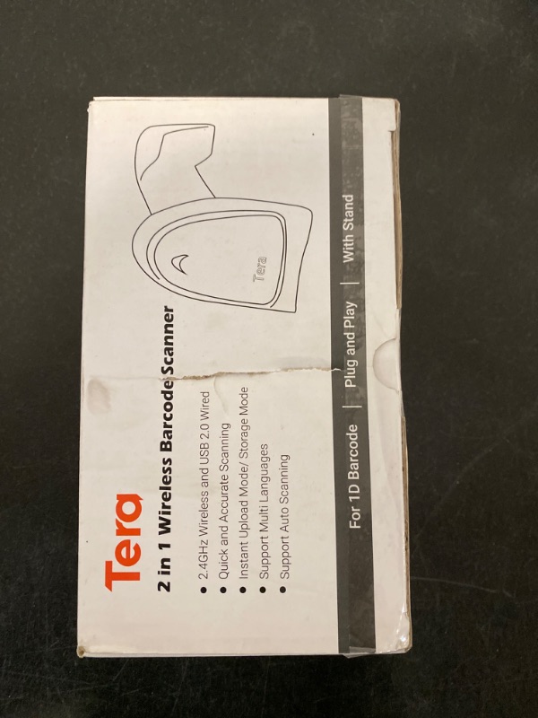 Photo 4 of Tera 1D Wired Barcode Scanner: Read Screen 1D Barcodes USB 2.0 Wired 2500 Pixel CCD Ultra Fast and High Precise Scanning, Plug and Play for Warehouse Home Library Windows Mac Model 2500C- SCANNER ONLY
