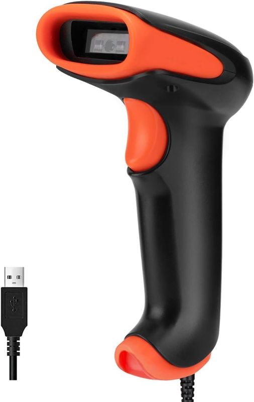 Photo 1 of Tera 1D Wired Barcode Scanner: Read Screen 1D Barcodes USB 2.0 Wired 2500 Pixel CCD Ultra Fast and High Precise Scanning, Plug and Play for Warehouse Home Library Windows Mac Model 2500C- SCANNER ONLY
