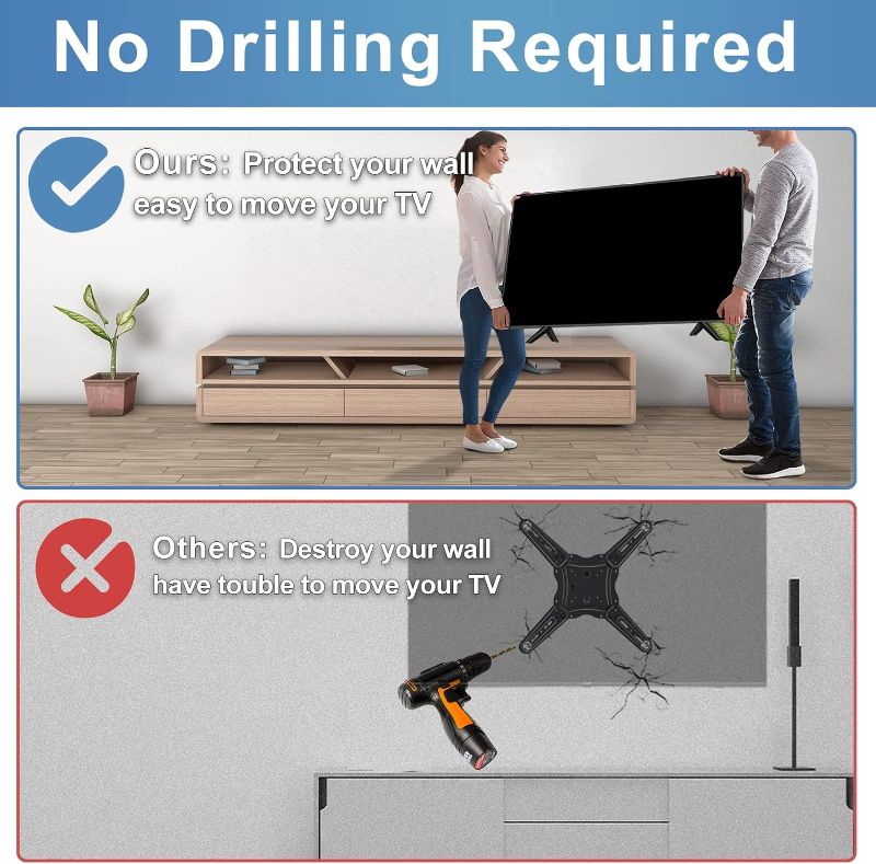 Photo 2 of Base Stand for TCL Smart Tv - Legs for TCL Roku TV 32in 40in 43in 48in 49in 50in 55in 65in 32S305 32S301/ Parts & Screws-ITEM IS NEW BUT MAY BE MISSING PARTS

