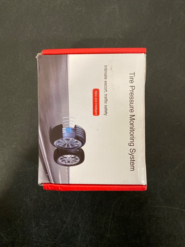 Photo 1 of Tire Pressure Monitoring System Wireless Solar TPMS, Tire Pressure Monitor Installed on Windowshield with 4 External Sensors Real-time Display Temperature Pressure 22-87 PSI for Car RV SUV MPV Sedan-ITEM IS NEW BUT MAY BE MISSING PARTS

