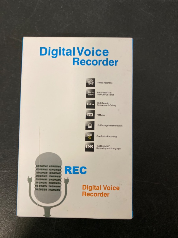 Photo 4 of 96GB TCTEC Digital Voice Recorder with 7000 Hours Recording Capacity, Audio Noise Reduction, Sound Tape Recorder with Playback, Clip-on Mic Dictaphone for Meeting, Lecture
