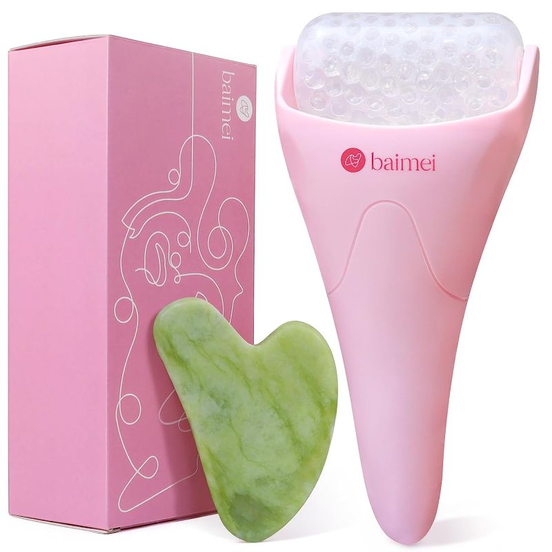 Photo 1 of BAIMEI Cryotherapy Ice Roller and Gua Sha Facial Tools Reduces Puffiness Migraine Pain Relief, Skin Care Tools for Face Massager Self Care Gift for Men Women - Pink
ITEM IS NEW BUT MAY BE MISSING PARTS
