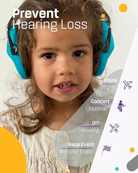 Photo 2 of Vanderfields Kids Ear Protection Earmuffs - Noise Cancelling Headphones for Kids, Autism, Toddler, Children - 26dB
