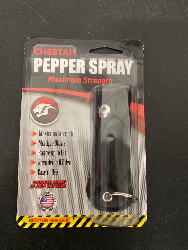 Photo 1 of Cheetah Pepper Spray for Women Self Defense Keychain (Cheetah)
