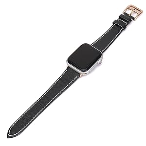 Photo 1 of Heyon Women Leather Band Compatible with Apple Watch 38mm 40mm 42mm 44mm,Genuine Leather