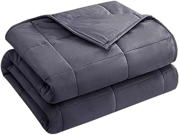 Photo 1 of Weighted Blanket for Adults (20 lbs, 60” x 80”, Grey)