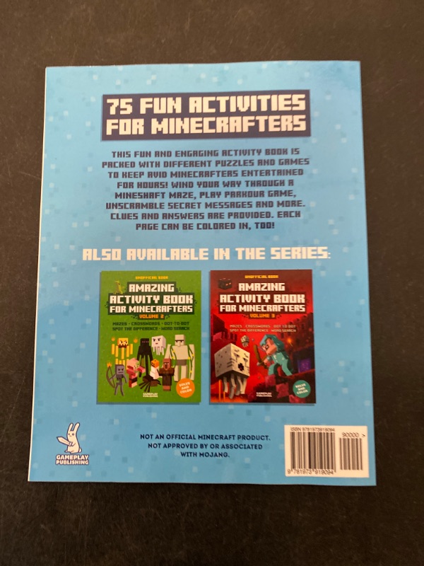 Photo 3 of Amazing Activity Book For Minecrafters, Volume 1: Puzzles, Mazes, Dot-To-Dot, Spot The Difference, Crosswords, Maths, Word Search And More (Unofficial Book)
