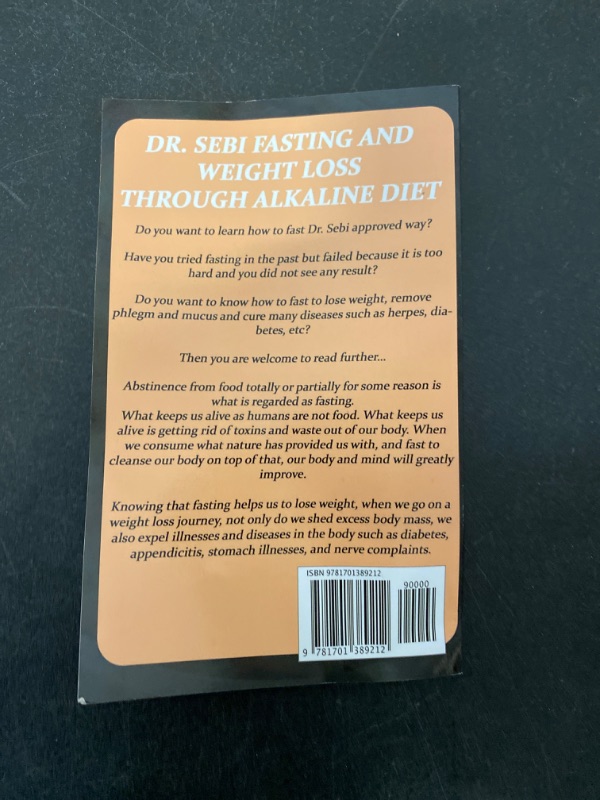 Photo 3 of DR. SEBI FASTING: A royal road to Healing by fasting and losing weight through Dr. Sebi Alkaline Diet (Plant-Based Diet, mucus less diet)

