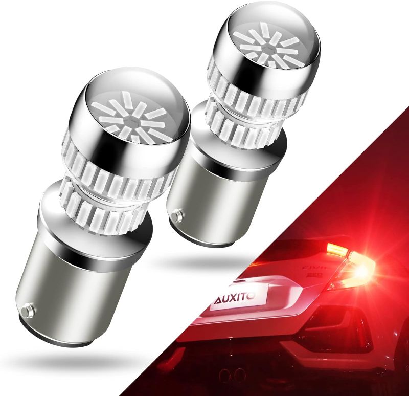 Photo 1 of AUXITO Upgraded 1157 2357 LED Bulb Red for Tail Lights Brake Lights 400% Super Bright 2057 2357 7528 BAY15D LED Replacement Light Kit for Tail Stop Brake Signal Running Lights, Pack of 2
