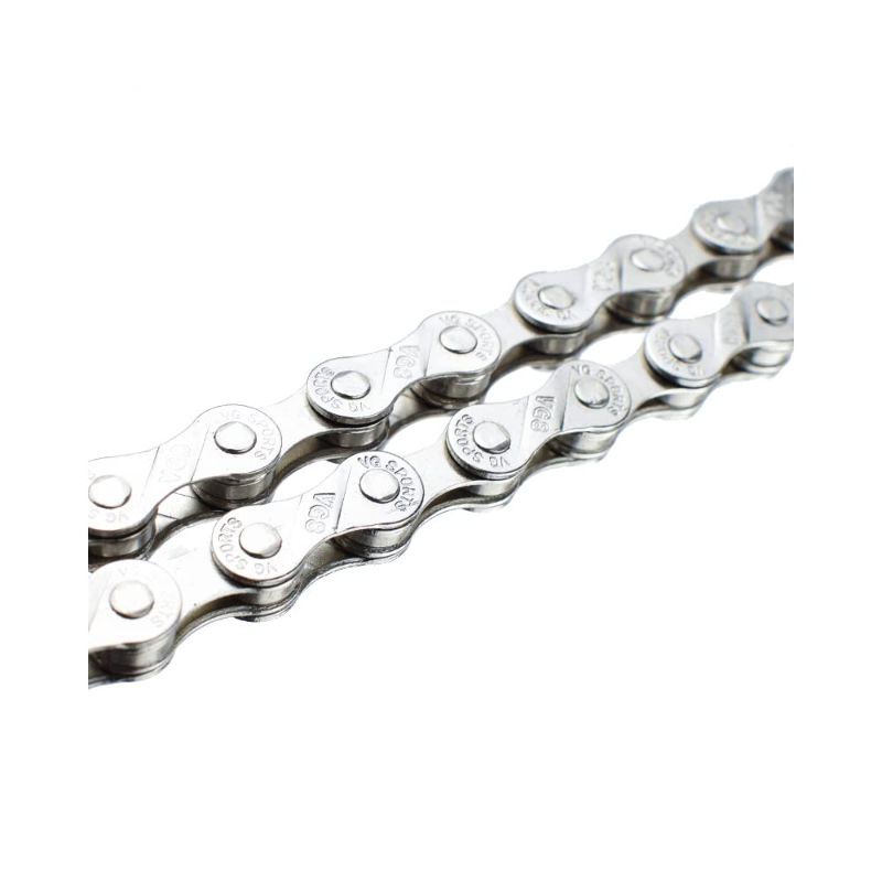 Photo 2 of VG SPORTS 6/7/8/9/10/11 Speed Bike Chain,Half/Full Hollow Lightweight Bicycle Chain for Road Bike MTB,Silver/Gold/Titanium/Rainbow,116 Links
