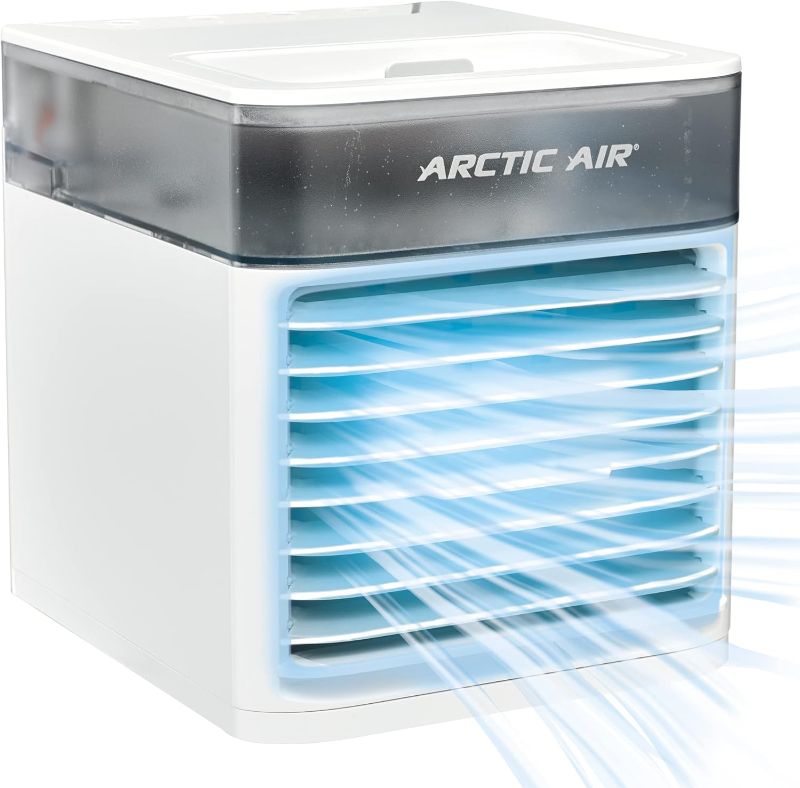Photo 2 of Arctic Air Pure Chill 2.0 Evaporative Air Cooler by Ontel - Powerful, Quiet, Lightweight and Portable Space Cooler with Hydro-Chill Technology For Bedroom, Office, Living Room & More,Blue
