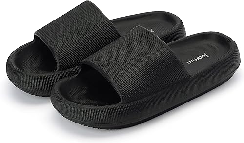 Photo 2 of Joomra Pillow Slippers for Women and Men Non Slip Quick Drying Shower Slides Bathroom Sandals | Ultra Cushion | Thick Sole
