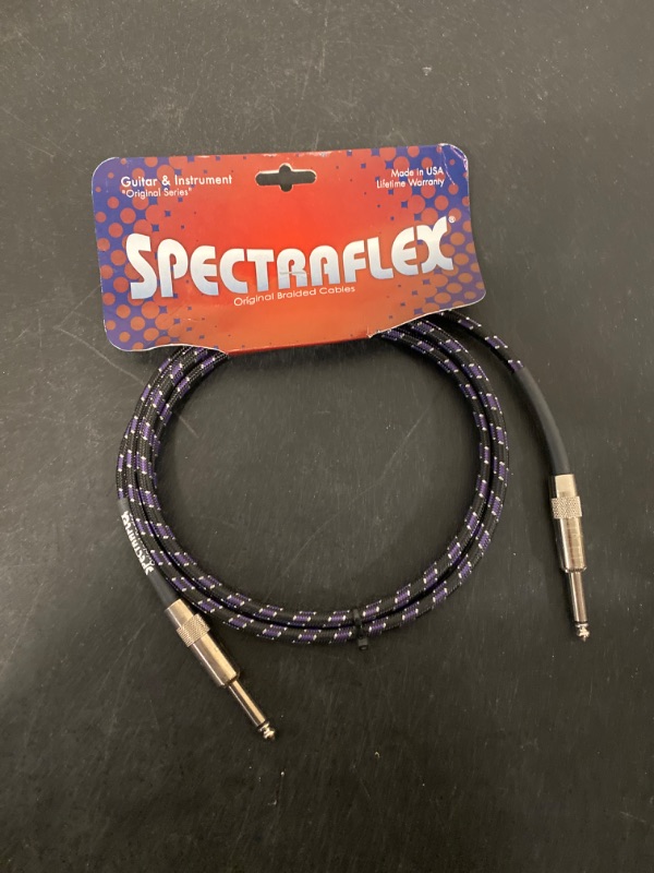 Photo 2 of Spectraflex Original Series Instrument Cable, 6 Foot, Violet Violet 6 Feet