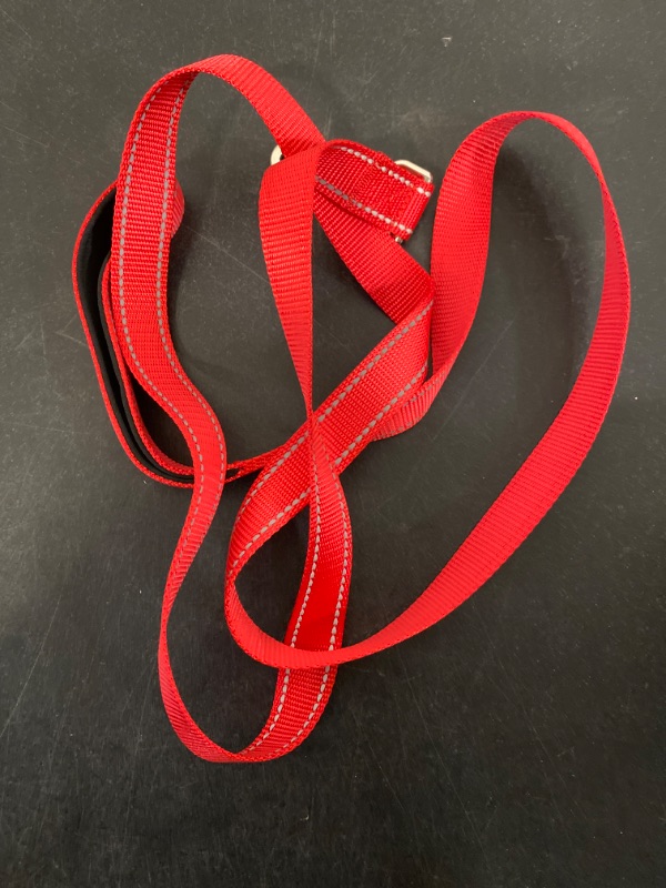 Photo 2 of OEFEO Reflective Dog Leash for Large&Medium and Small Dogs, Strong and Durable Nylon Leashes for Walking and Training, Heavy Duty Dog Leash with D Ring for Puppy (Red)
