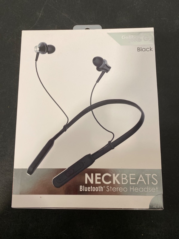 Photo 2 of GABBA GOODS - Neck Beats Bluetooth Stereo Headset 