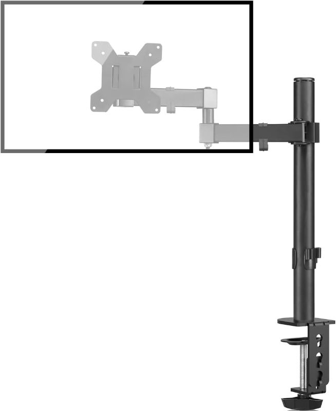 Photo 1 of Bracwiser Monitor Mount Single Fully Adjustable Arm Fits One Screen for Monitor Computer Screen