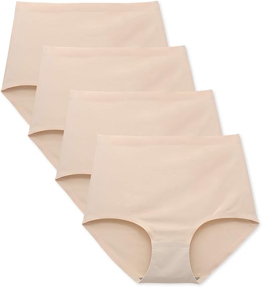 Photo 1 of FallSweet No Show High Waist Briefs Underwear for Women Seamless Panties Multi Pack Medium
