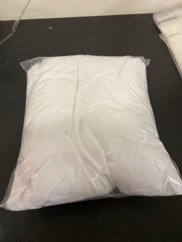 Photo 2 of EDOW Throw Pillow Insert, Lightweight?Soft Polyester Down Alternative Decorative Pillow, Sham Stuffer, Machine Washable. (White, 16x16)
