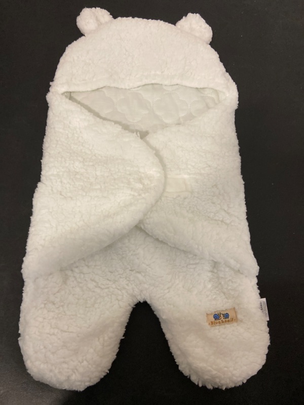 Photo 2 of BlueSnail Newborn Receiving Blanket Baby Sleeping Wrap Swaddle(Cream)
