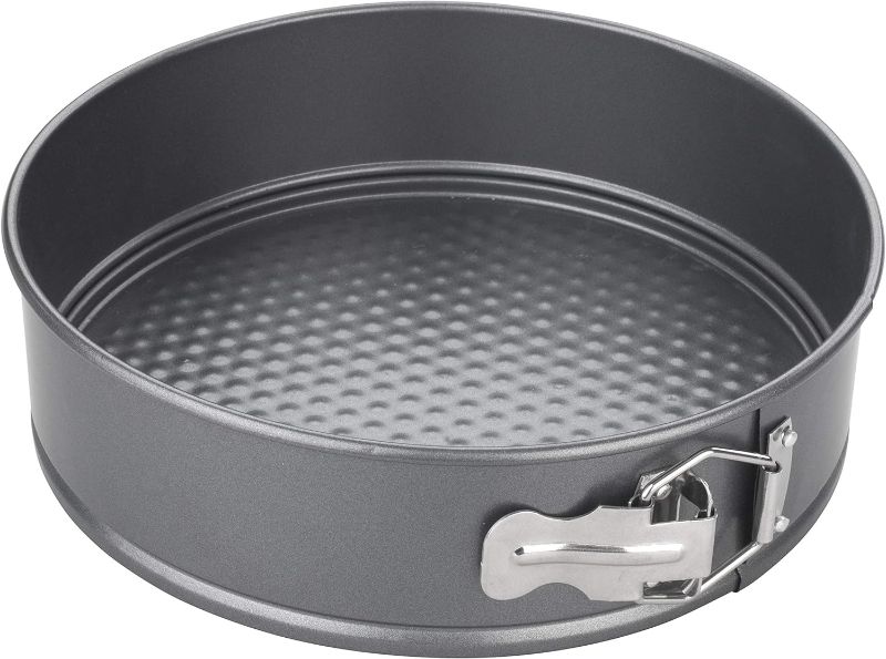Photo 1 of Chef Aid 10E10321 Non-stick Spring form Cake Tin, Round cake pan with loose base for easy release, dishwasher, fridge and freezer safe.,Grey,23cm 9 inch
