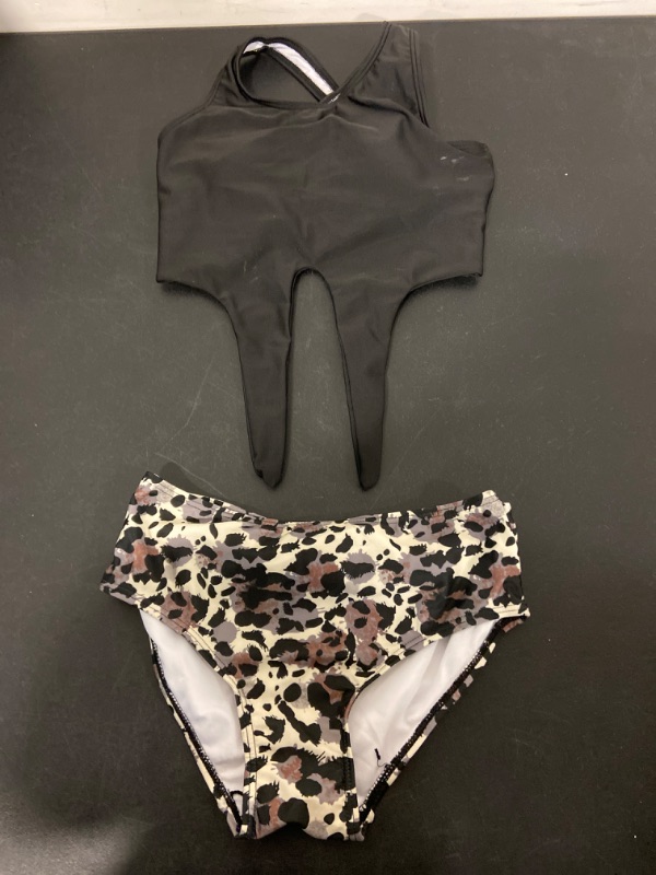 Photo 1 of 2 Piece Bikini, Size XS, Cheeta Print